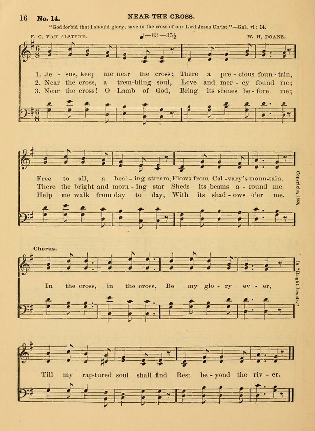 The Christian Sunday School Hymnal: a compilation of choice hymns and tunes for Sunday schools page 16