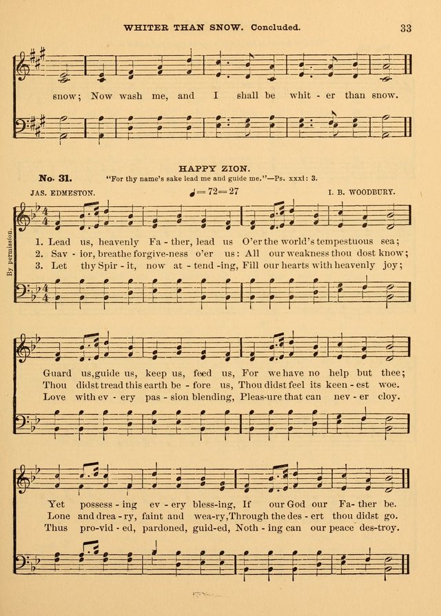 The Christian Sunday School Hymnal: a compilation of choice hymns and tunes for Sunday schools page 33