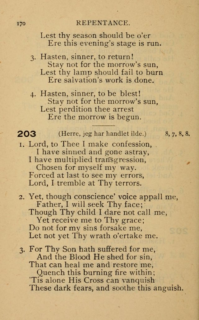 The Church and Sunday-School Hymnal page 258