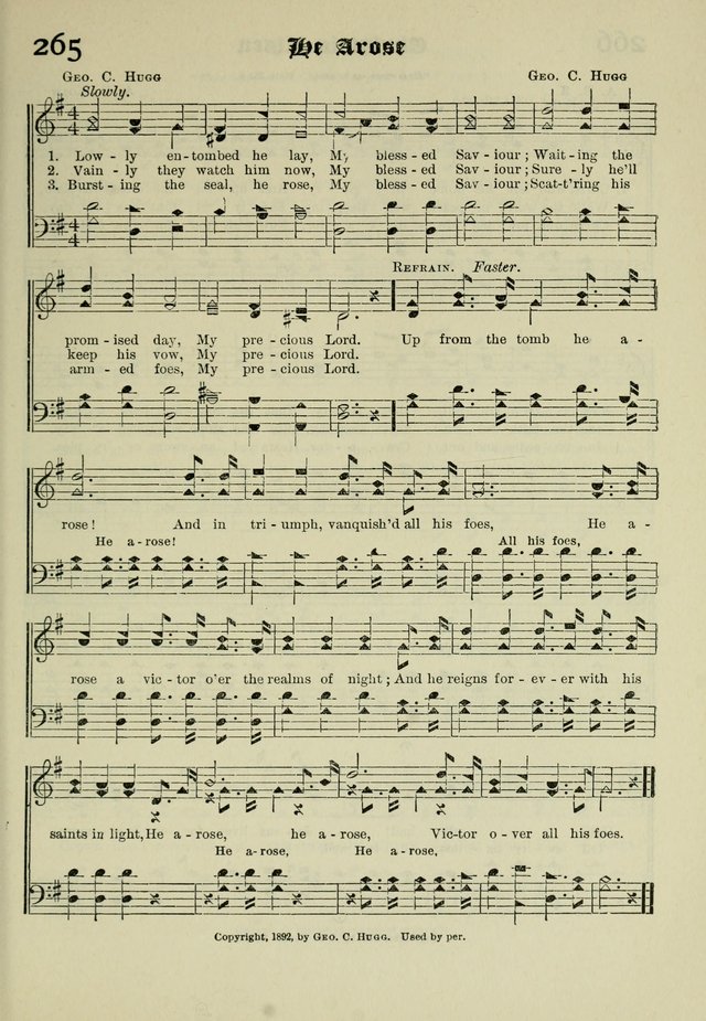 Church and Sunday School Hymnal with Supplement: a Collection of Hymns and Sacred Songs ... [with Deutscher Anhang] page 189