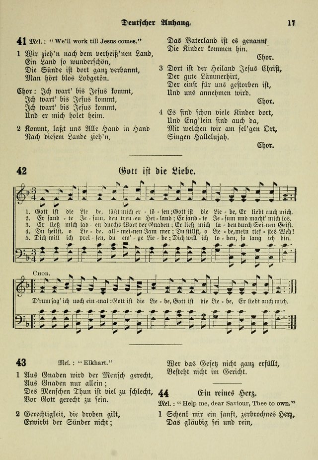 Church and Sunday School Hymnal with Supplement: a Collection of Hymns and Sacred Songs ... [with Deutscher Anhang] page 429
