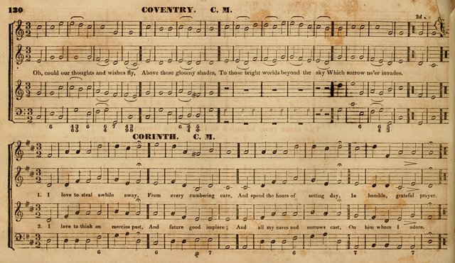 The Choir: or, Union collection of church music. Consisting of a great variety of psalm and hymn tunes, anthems, &c. original and selected. Including many beautiful subjects from the works.. (2nd ed.) page 130