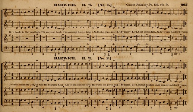 The Choir: or, Union collection of church music. Consisting of a great variety of psalm and hymn tunes, anthems, &c. original and selected. Including many beautiful subjects from the works.. (2nd ed.) page 205