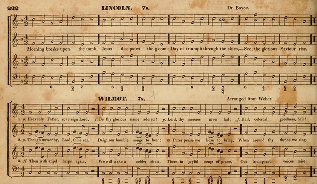 The Choir: or, Union collection of church music. Consisting of a great variety of psalm and hymn tunes, anthems, &c. original and selected. Including many beautiful subjects from the works.. (2nd ed.) page 222
