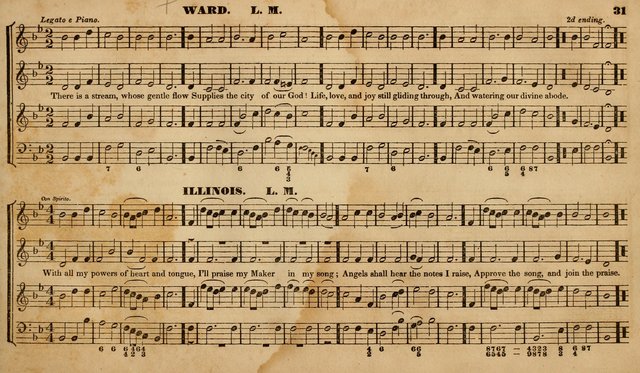 The Choir: or, Union collection of church music. Consisting of a great variety of psalm and hymn tunes, anthems, &c. original and selected. Including many beautiful subjects from the works.. (2nd ed.) page 31
