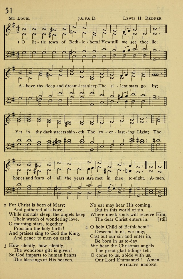 Columbia University Hymnal page 55