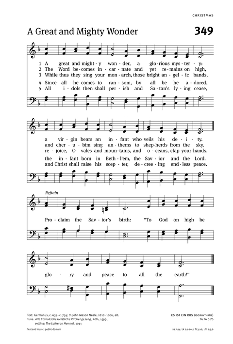 Christian Worship: Hymnal page 307