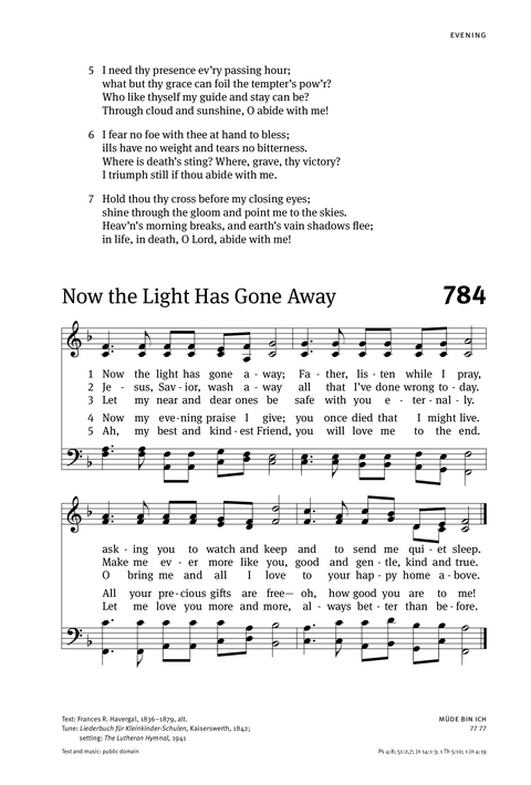 Christian Worship: Hymnal page 805