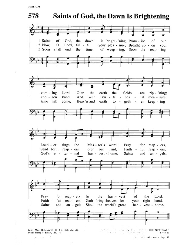 Christian Worship (1993): a Lutheran hymnal page 869