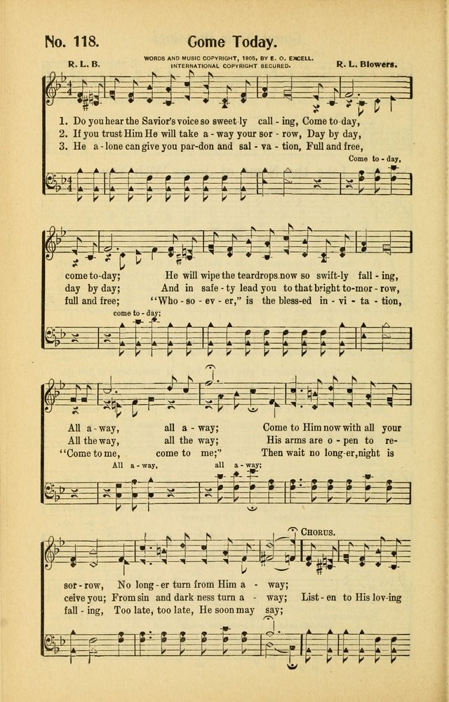 Diadems: a collection of religious songs, new and old, for the church and Sunday school page 118