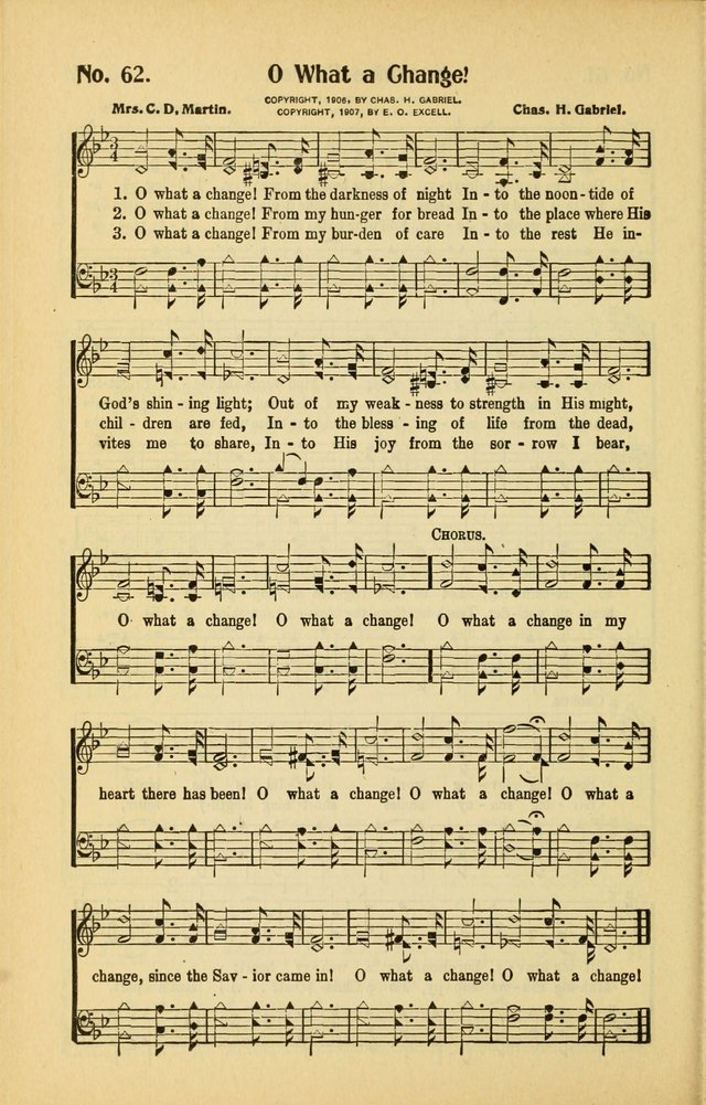 Diadems: a collection of religious songs, new and old, for the church and Sunday school page 62