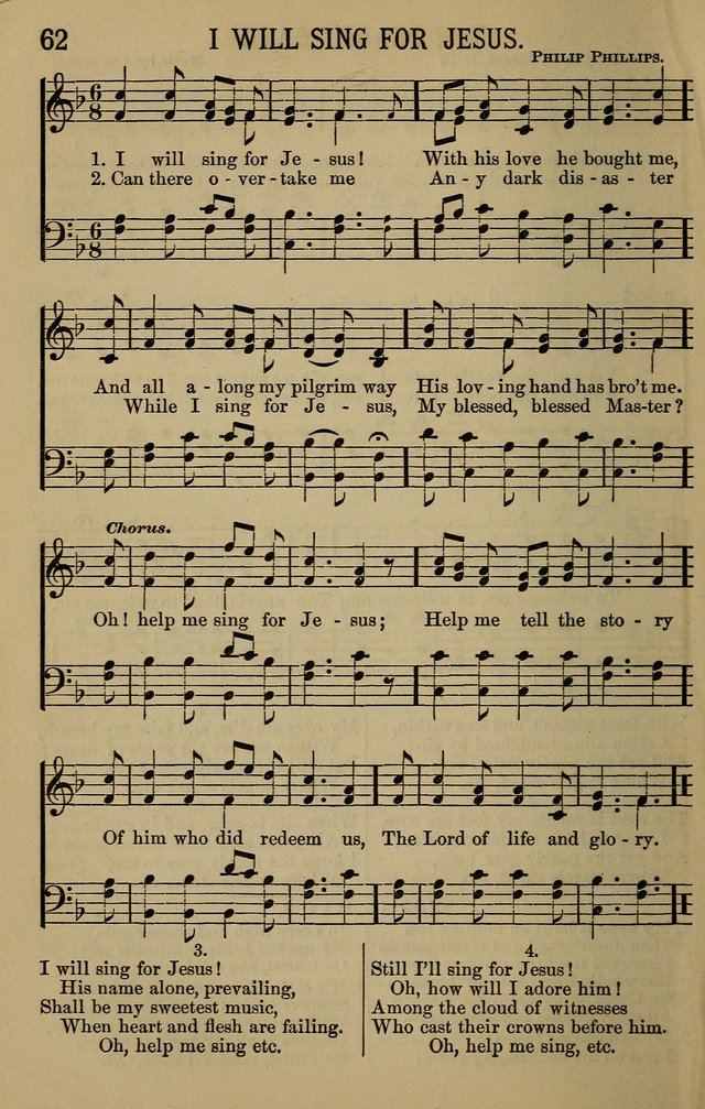 The Devotional Chimes: a choice collection of new and standard hymns and tunes, adapted to all occasions of social worship, family devotions, and congregational singing page 62