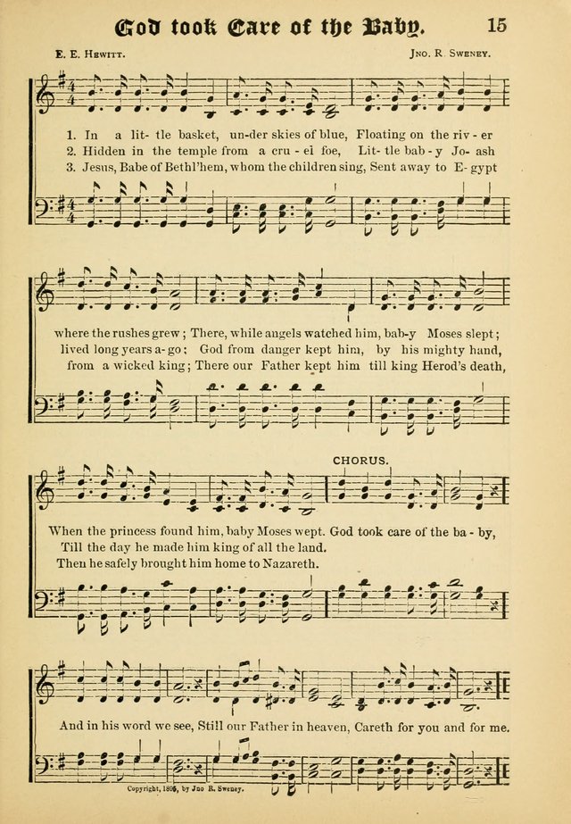 Dew Drops: comprising new songs, hymns, etc. for young singers page 13