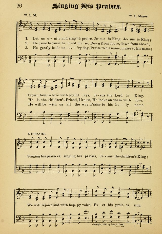 Dew Drops: comprising new songs, hymns, etc. for young singers page 24