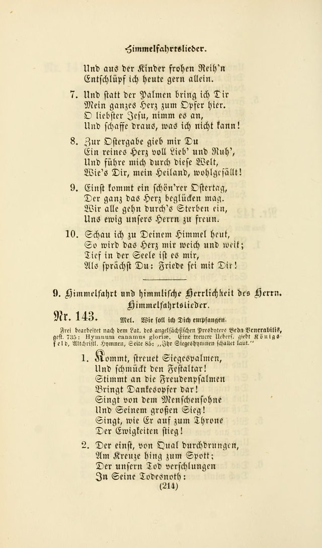 Deutsches Gesang- und Choralbuch: eine Auswahl geistlicher Lieder ... Neue, verbesserte und verhmehrte Aufl. page 211
