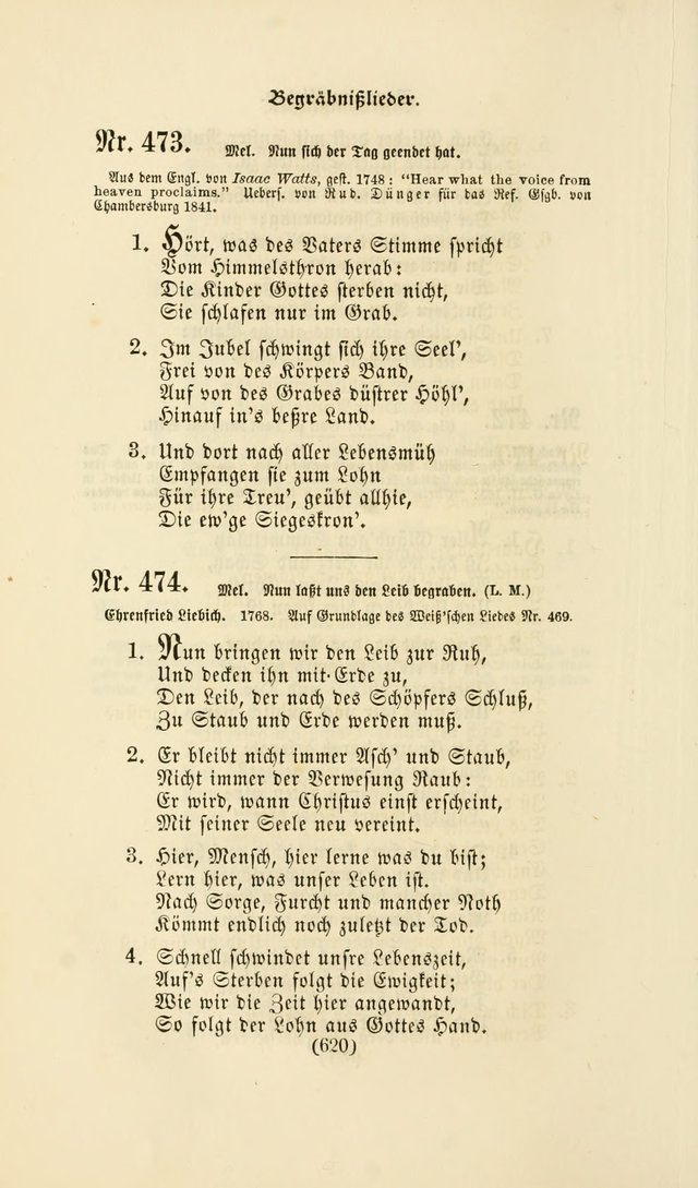 Deutsches Gesang- und Choralbuch: eine Auswahl geistlicher Lieder ... Neue, verbesserte und verhmehrte Aufl. page 617