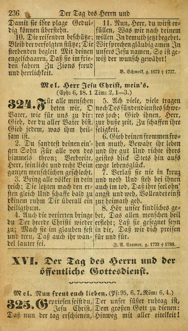 Deutsches Gesangbuch für die Evangelisch-Luterische Kirche in den Vereinigten Staaten: herausgegeben mit kirchlicher Genehmigung  page 236