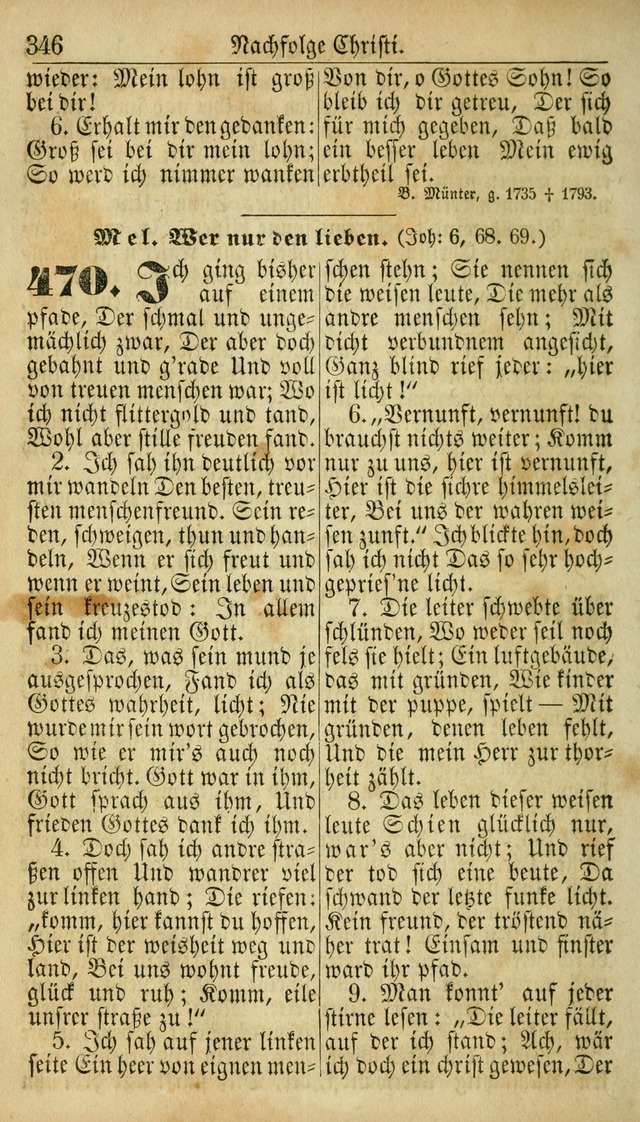 Deutsches Gesangbuch für die Evangelisch-Luterische Kirche in den Vereinigten Staaten: herausgegeben mit kirchlicher Genehmigung  page 346
