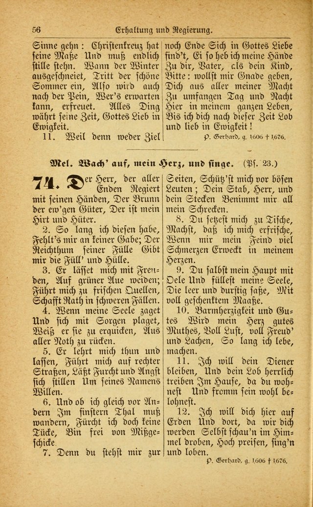 Deutsches Gesangbuch: für den Evangelisch-Lutherische Kirche in den Vereinigten Staaten herausgegen mit kirchlicher Genehmigung  page 110