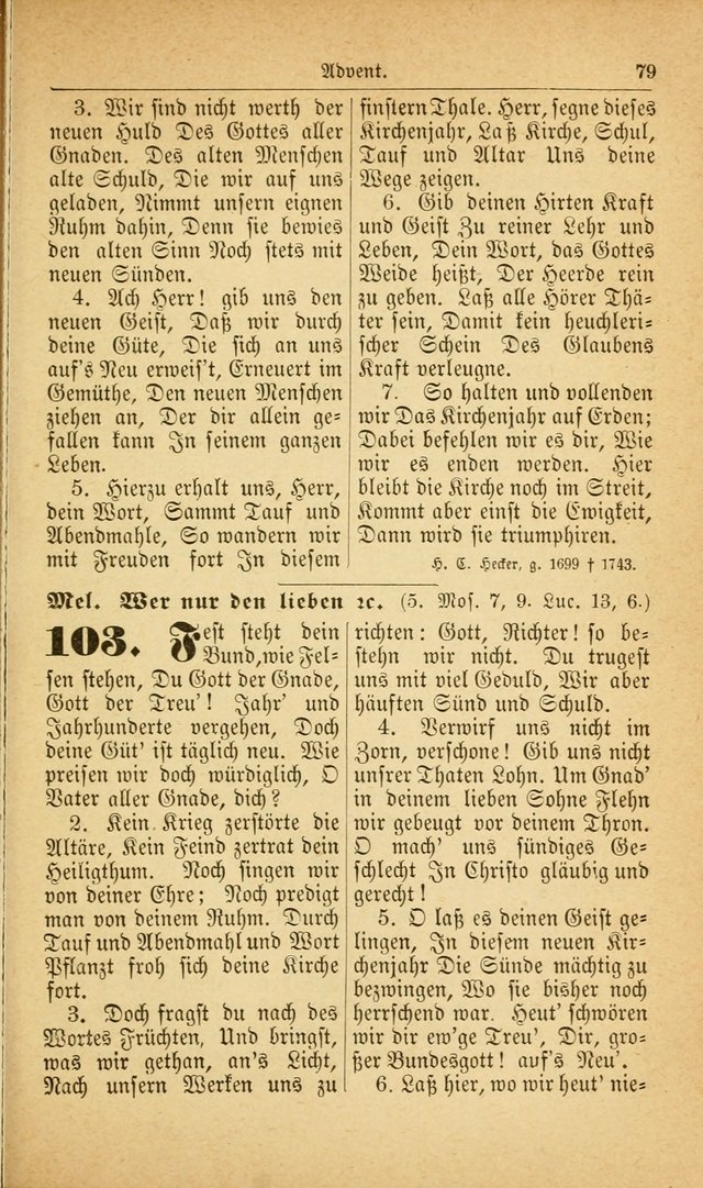 Deutsches Gesangbuch: für den Evangelisch-Lutherische Kirche in den Vereinigten Staaten herausgegen mit kirchlicher Genehmigung  page 133
