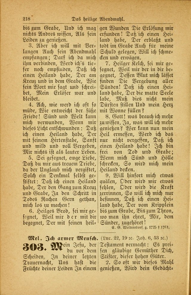 Deutsches Gesangbuch: für den Evangelisch-Lutherische Kirche in den Vereinigten Staaten herausgegen mit kirchlicher Genehmigung  page 272