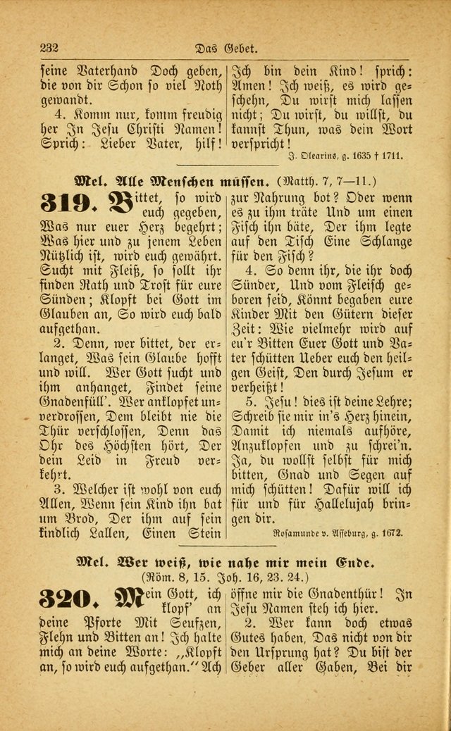 Deutsches Gesangbuch: für den Evangelisch-Lutherische Kirche in den Vereinigten Staaten herausgegen mit kirchlicher Genehmigung  page 286