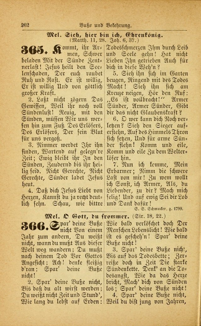 Deutsches Gesangbuch: für den Evangelisch-Lutherische Kirche in den Vereinigten Staaten herausgegen mit kirchlicher Genehmigung  page 316
