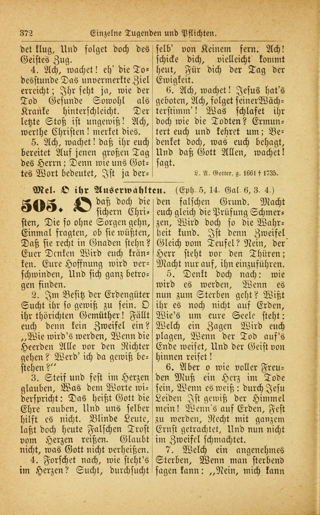 Deutsches Gesangbuch: für den Evangelisch-Lutherische Kirche in den Vereinigten Staaten herausgegen mit kirchlicher Genehmigung  page 426