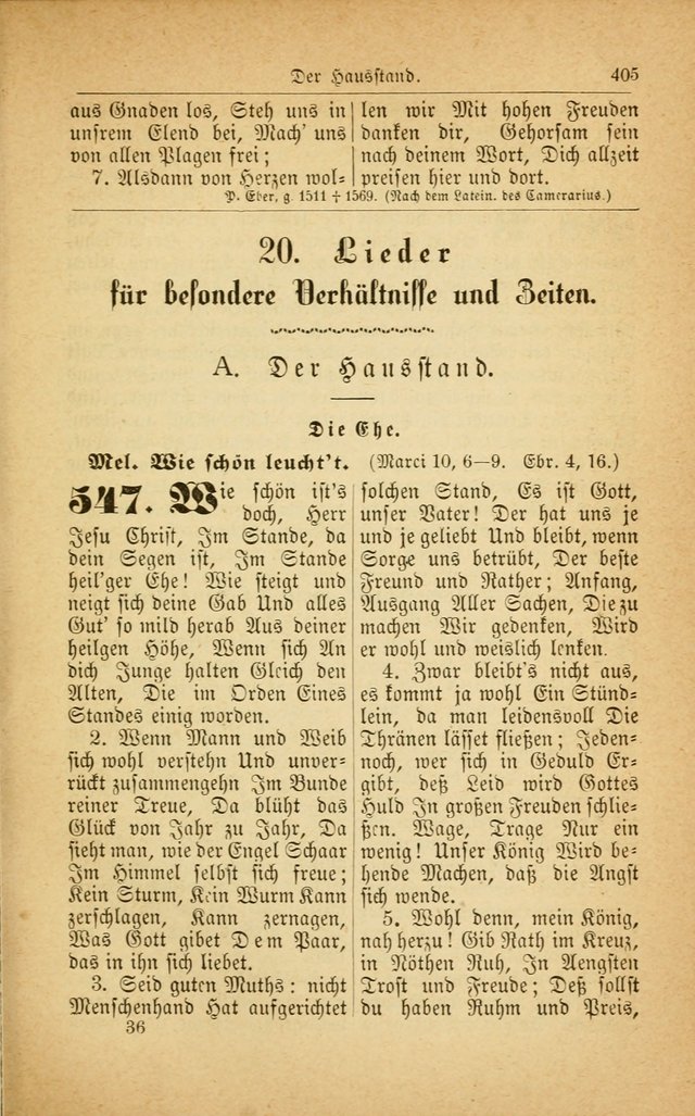 Deutsches Gesangbuch: für den Evangelisch-Lutherische Kirche in den Vereinigten Staaten herausgegen mit kirchlicher Genehmigung  page 459