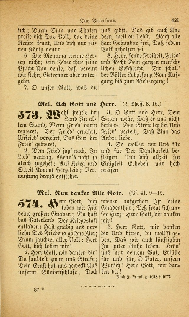 Deutsches Gesangbuch: für den Evangelisch-Lutherische Kirche in den Vereinigten Staaten herausgegen mit kirchlicher Genehmigung  page 475