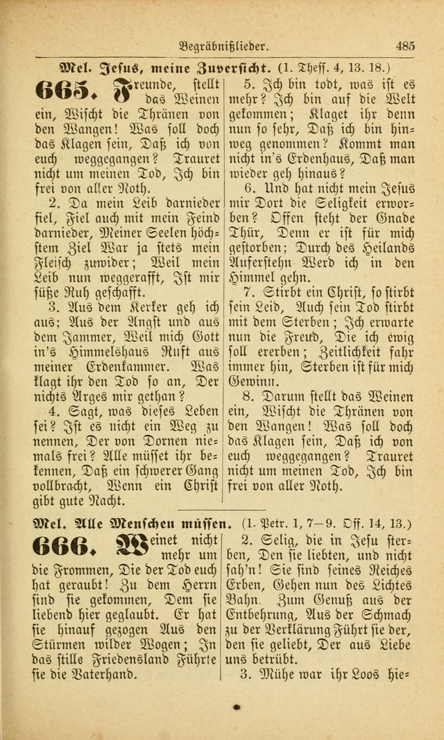 Deutsches Gesangbuch: für den Evangelisch-Lutherische Kirche in den Vereinigten Staaten herausgegen mit kirchlicher Genehmigung  page 539