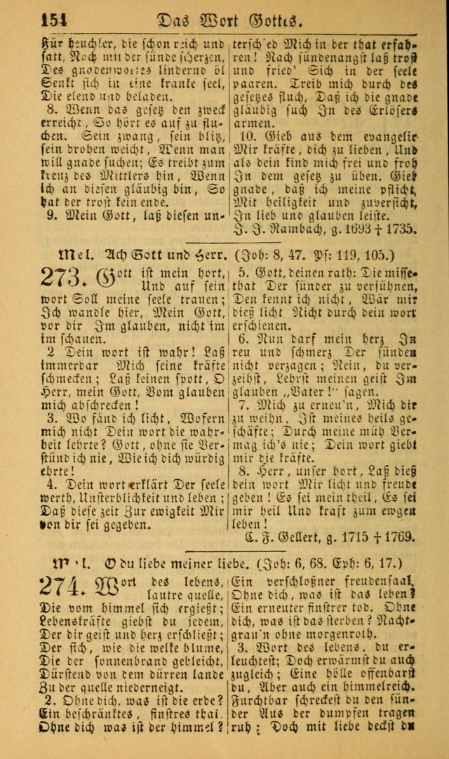 Deutsches Gesangbuch für die Evangelisch-Luterische Kirche in den Vereinigten Staaten: herausgegeben mit kirchlicher Genehmigung (22nd aufl.) page 156