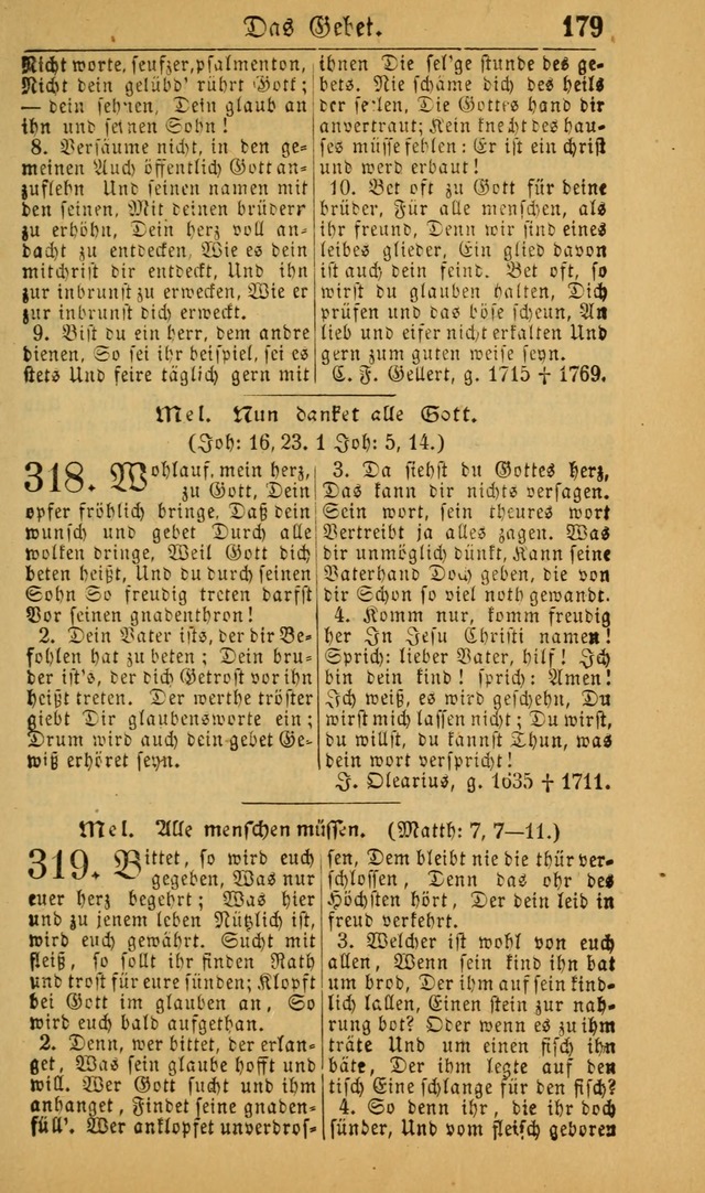 Deutsches Gesangbuch für die Evangelisch-Luterische Kirche in den Vereinigten Staaten: herausgegeben mit kirchlicher Genehmigung (22nd aufl.) page 181