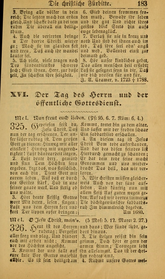 Deutsches Gesangbuch für die Evangelisch-Luterische Kirche in den Vereinigten Staaten: herausgegeben mit kirchlicher Genehmigung (22nd aufl.) page 185