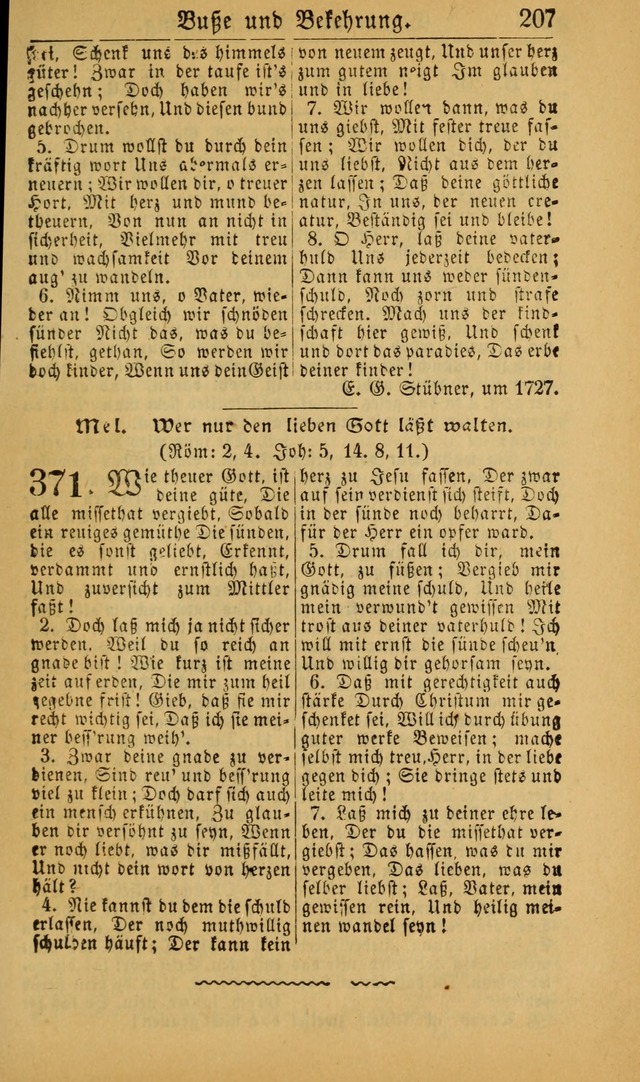 Deutsches Gesangbuch für die Evangelisch-Luterische Kirche in den Vereinigten Staaten: herausgegeben mit kirchlicher Genehmigung (22nd aufl.) page 209