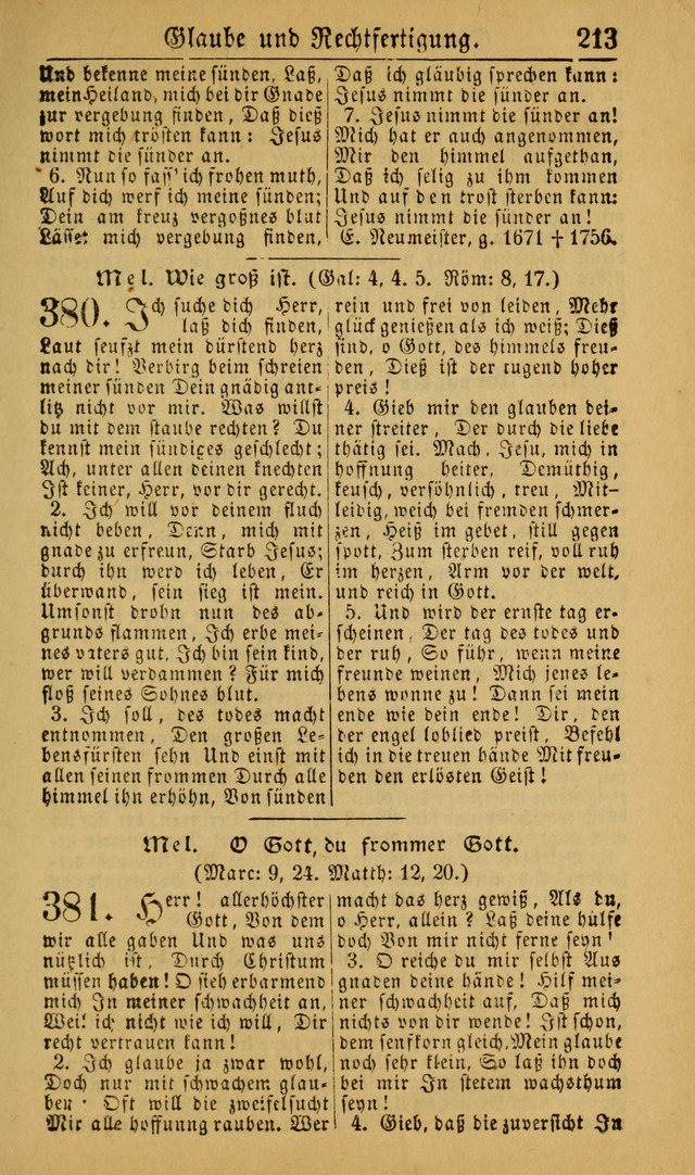 Deutsches Gesangbuch für die Evangelisch-Luterische Kirche in den Vereinigten Staaten: herausgegeben mit kirchlicher Genehmigung (22nd aufl.) page 215