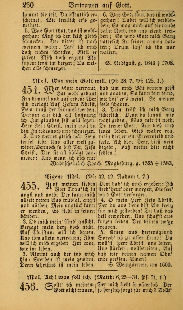 Deutsches Gesangbuch für die Evangelisch-Luterische Kirche in den Vereinigten Staaten: herausgegeben mit kirchlicher Genehmigung (22nd aufl.) page 262