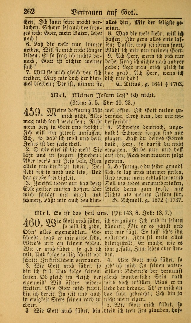 Deutsches Gesangbuch für die Evangelisch-Luterische Kirche in den Vereinigten Staaten: herausgegeben mit kirchlicher Genehmigung (22nd aufl.) page 264