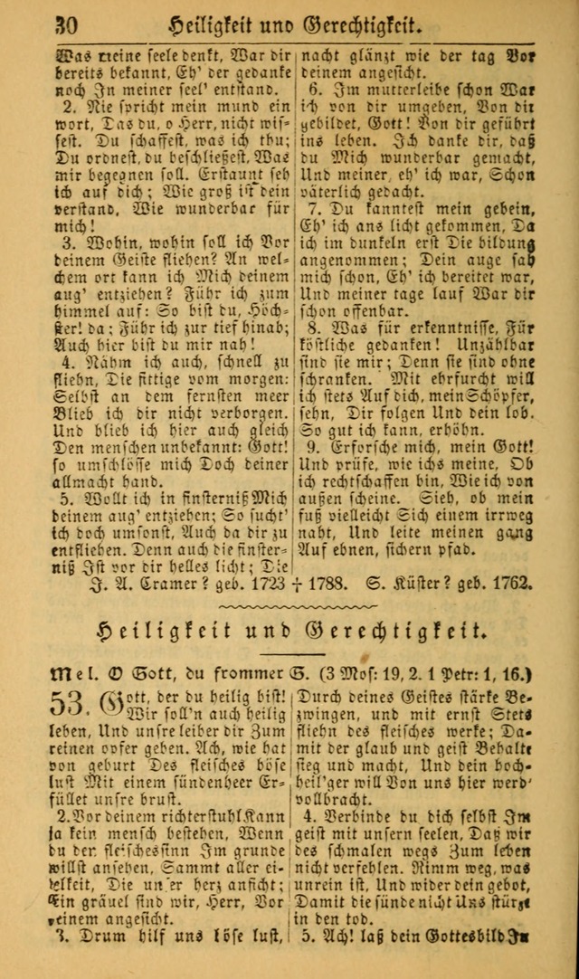 Deutsches Gesangbuch für die Evangelisch-Luterische Kirche in den Vereinigten Staaten: herausgegeben mit kirchlicher Genehmigung (22nd aufl.) page 30