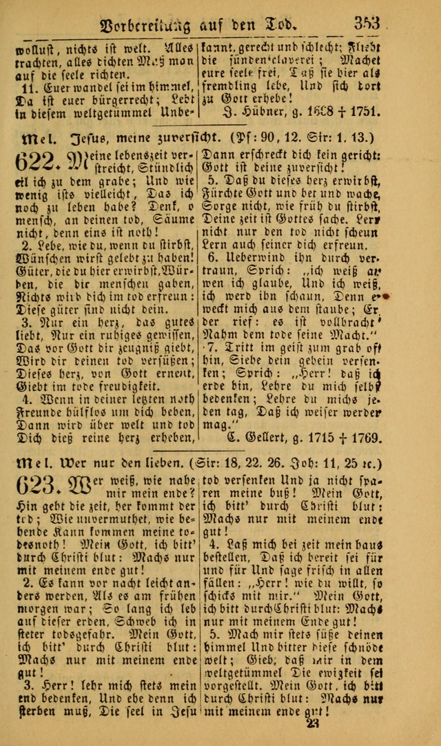 Deutsches Gesangbuch für die Evangelisch-Luterische Kirche in den Vereinigten Staaten: herausgegeben mit kirchlicher Genehmigung (22nd aufl.) page 355