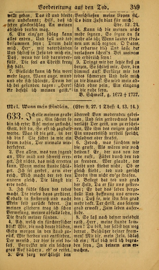 Deutsches Gesangbuch für die Evangelisch-Luterische Kirche in den Vereinigten Staaten: herausgegeben mit kirchlicher Genehmigung (22nd aufl.) page 361