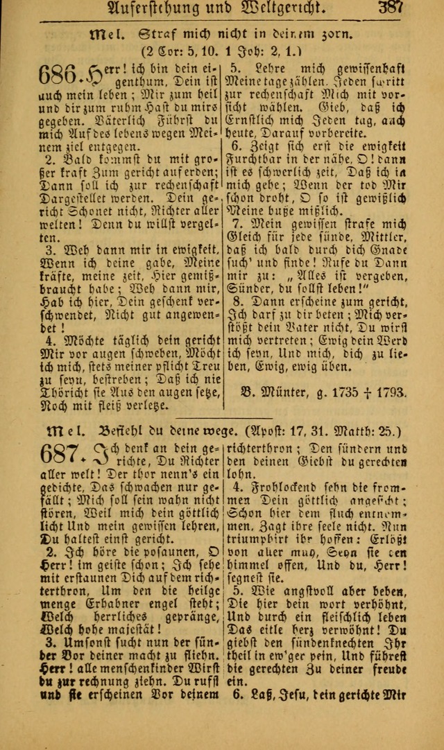 Deutsches Gesangbuch für die Evangelisch-Luterische Kirche in den Vereinigten Staaten: herausgegeben mit kirchlicher Genehmigung (22nd aufl.) page 389