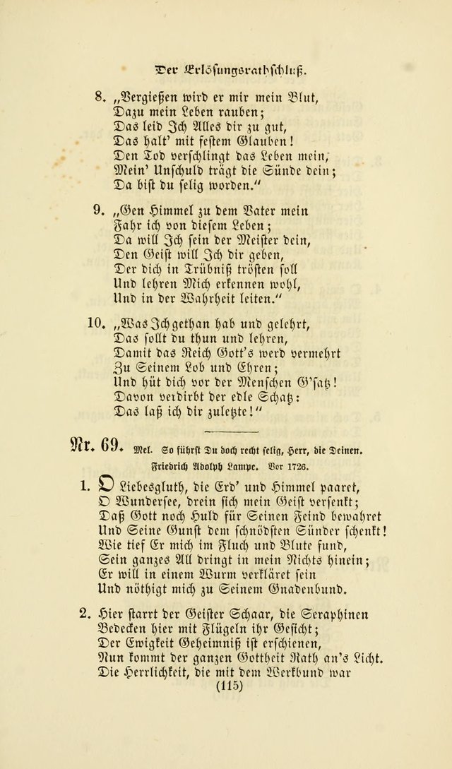 Deutsches Gesangbuch: eine auswahl geistlicher Lieder aus allen Zeiten der Christlichen Kirche page 112
