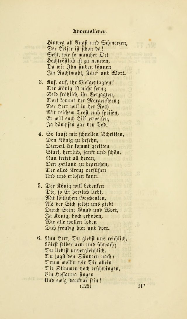 Deutsches Gesangbuch: eine auswahl geistlicher Lieder aus allen Zeiten der Christlichen Kirche page 122
