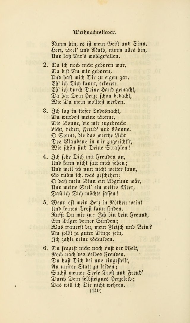 Deutsches Gesangbuch: eine auswahl geistlicher Lieder aus allen Zeiten der Christlichen Kirche page 137