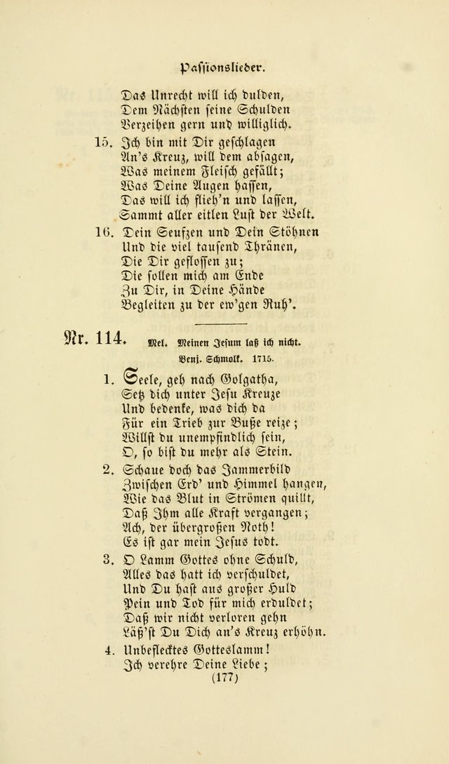 Deutsches Gesangbuch: eine auswahl geistlicher Lieder aus allen Zeiten der Christlichen Kirche page 174
