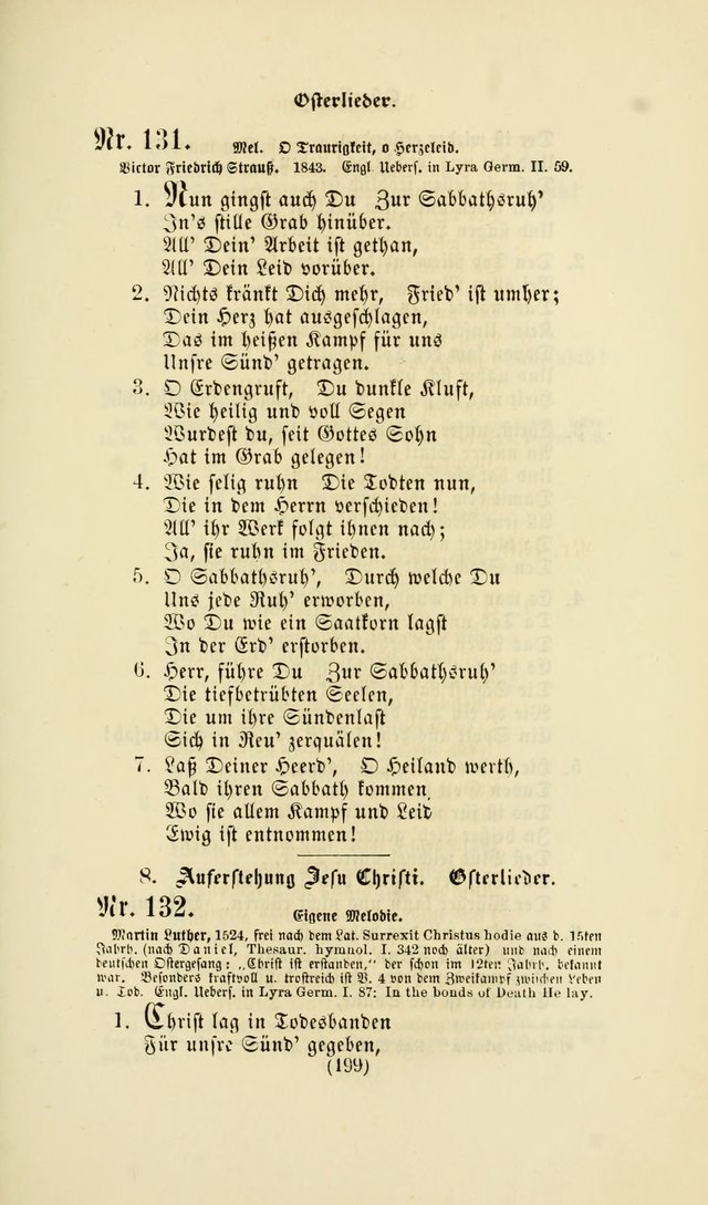 Deutsches Gesangbuch: eine auswahl geistlicher Lieder aus allen Zeiten der Christlichen Kirche page 196
