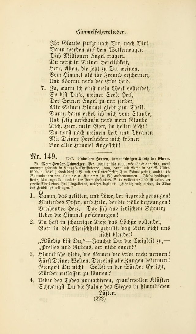 Deutsches Gesangbuch: eine auswahl geistlicher Lieder aus allen Zeiten der Christlichen Kirche page 219