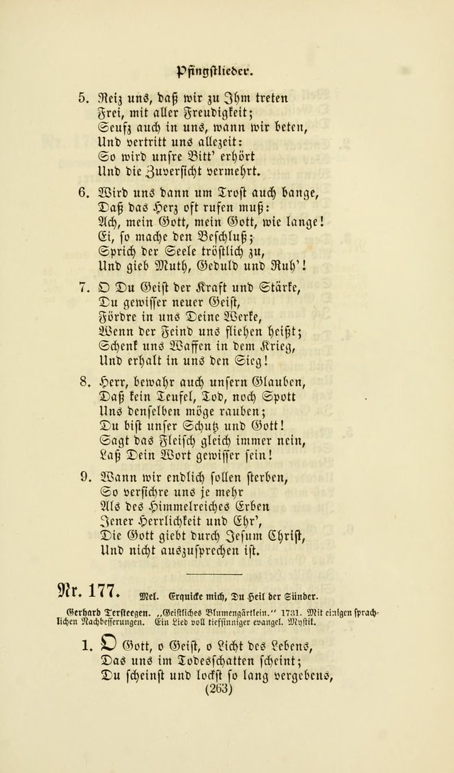 Deutsches Gesangbuch: eine auswahl geistlicher Lieder aus allen Zeiten der Christlichen Kirche page 260