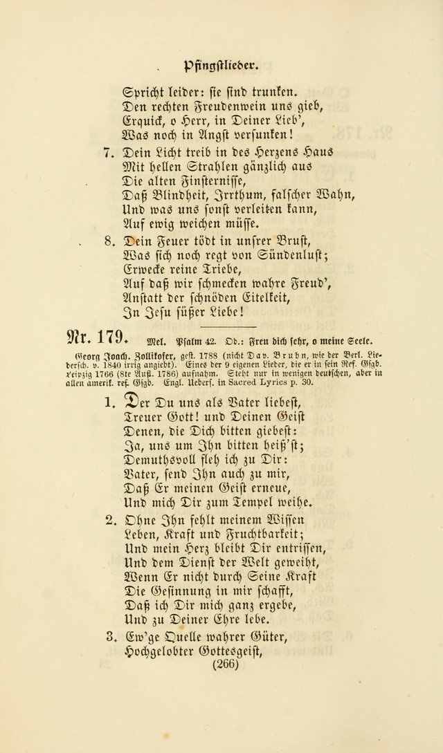 Deutsches Gesangbuch: eine auswahl geistlicher Lieder aus allen Zeiten der Christlichen Kirche page 263